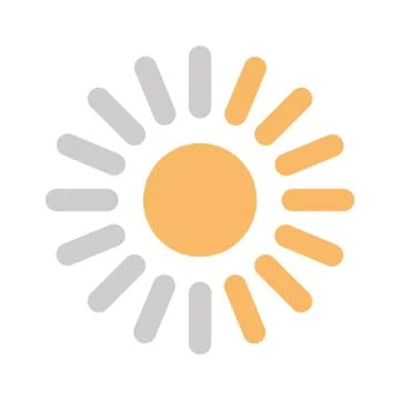 Lines loading circle flat style icon vector design Stock Illustration