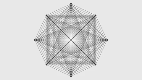 Lines Logo After Effects stock