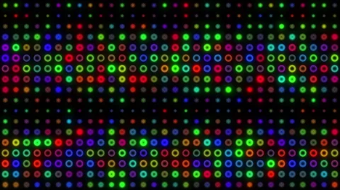 Lines Moving Down Random Colors Leds Vídeos de archivo 47294972