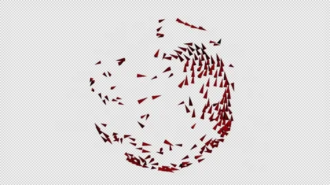 Lines moving on a sphere Stock Footage 334979619