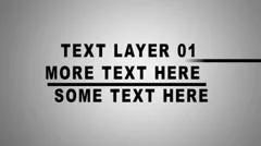 Lines n text in motion Stock After Effects