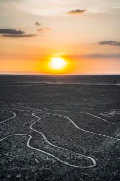 Lines of Nazca Foto stock