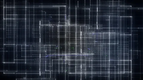 Lines On Night - 4k, loop Stock Footage 243588530