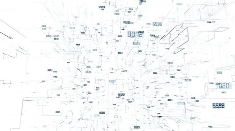 Lines with numbers Stock Illustration