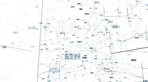 Lines with numbers Stock Illustration