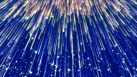 Lines partical colored blue 28.02.20 Stock Footage 127961029