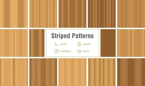 Lines pattern set for traditional Scottish designs. Seamless vector repeats.. 스톡 일러스트