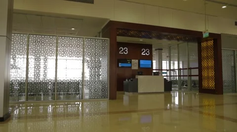 Lines Of People Waiting At Boarding Gate Stock Footage 62199632