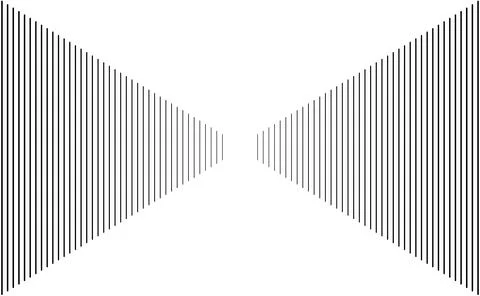 Lines in perspective abstract background Stock Illustration