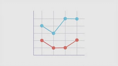 Lines plot animation Vídeos de archivo 278256677