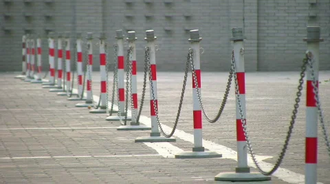 Lines of post Stock Footage 364762