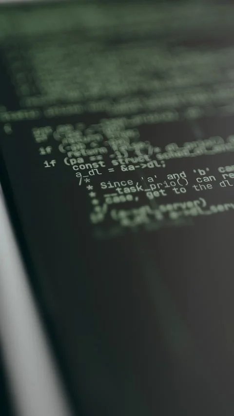 Lines of programming computer code, matrix style 스톡 동영상 329281700