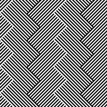 Lines repeatable geometric pattern (mosaic of lined squares) Stock Illustration