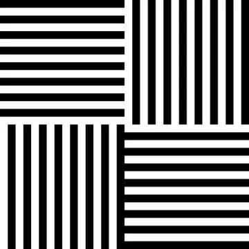 Lines repeatable geometric pattern (mosaic of lined squares) Illustrazione stock