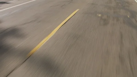 Lines On Road 4K Stock Footage 105542335