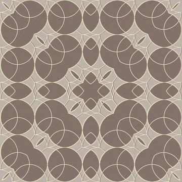Lines seamless pattern. Beige ornamental vector background. Repeat backdrop.  Illustrazione stock