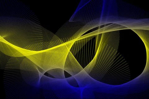 Lines smooth lavender curves light trails motion artistic background design Stockillustratie