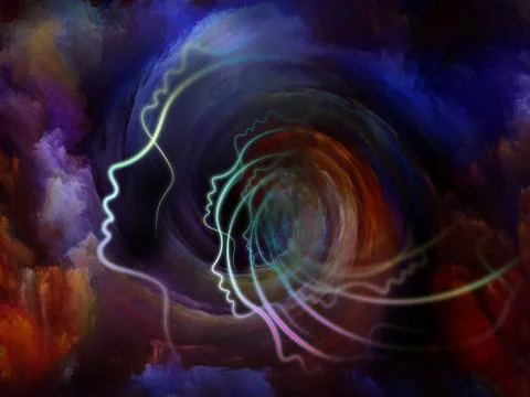 Lines of the Soul Illustrazione stock