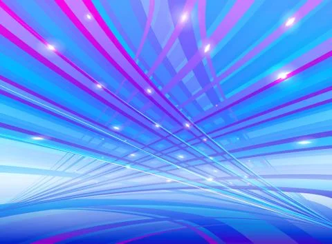 Lines in spase Stock Illustration