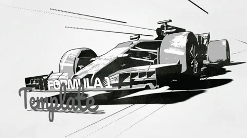 Lines of Speed - Formula 1 Racing Template Stock After Effects