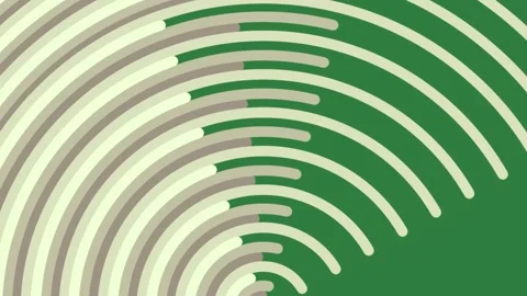 Lines spiral pattern gray blank paper striped square frame fence in the middle Video stock 335147368