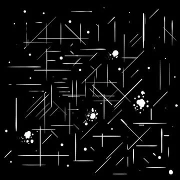 Lines, spot and dot Ilustración de archivo