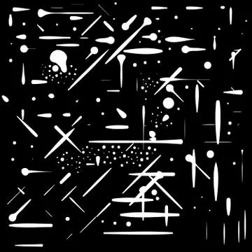 Lines, spot and dot Stock Illustration