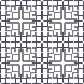 Lines squares seamless pattern Stock Illustration