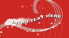 Lines Stars n Text Stock After Effects