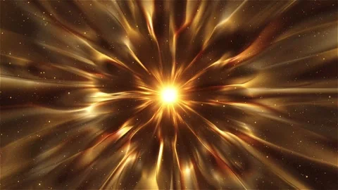 Lines, textures, and particles of gold and orange. Vídeos de archivo 313134423