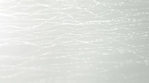 Lines threads particles white background Stock Footage 158054398