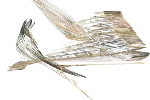 Lines on a white background Stock Photos