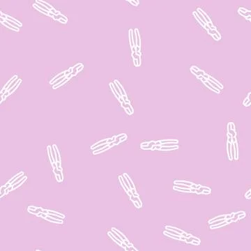Linesman pliers line vector seamless pattern Stock Illustration