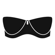 Female bra icon, simple style: Graphic #151562329