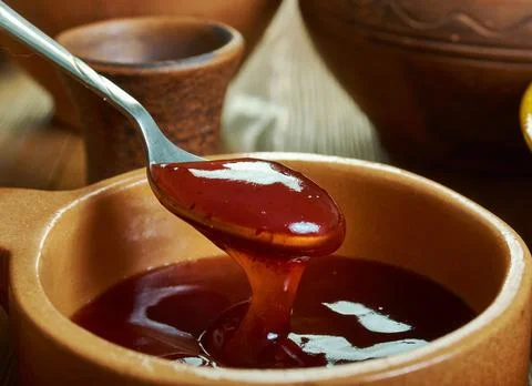Lingonberry jam Foto stock