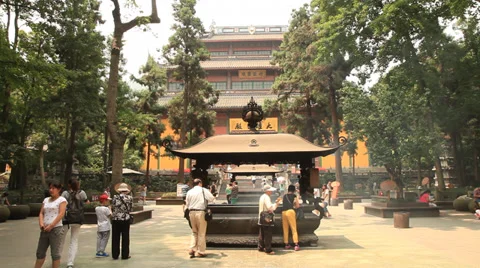 Lingyin Temple 1 Stock Footage 39605568