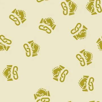 Link affiliate referral program glyph vector seamless pattern Stock Illustration