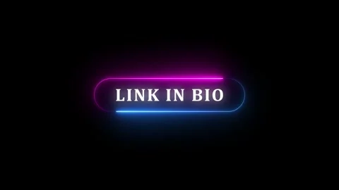 "Link in Bio" Youtube Graphical Element 4k animated Stock Footage 309104980