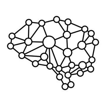 Link Brain icon Illustrazione stock