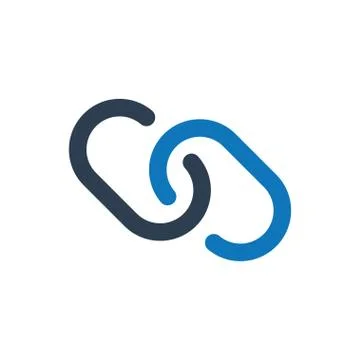 Link Building Icon Illustration