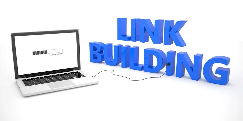 Link Building 스톡 일러스트