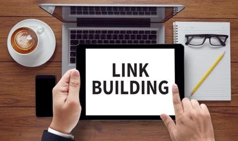 LINK BUILDING 스톡 사진