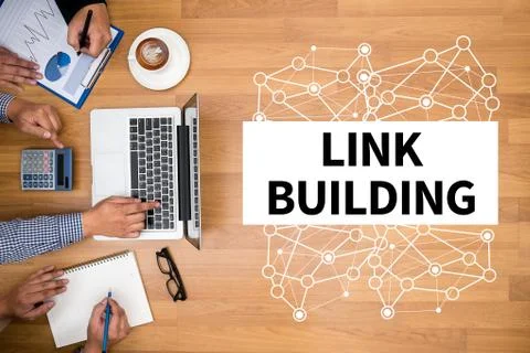 LINK BUILDING Fotos Stock