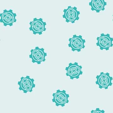 Link building seo glyph seamless pattern Illustrazione stock