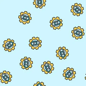 Link building seo vector seamless pattern 스톡 일러스트