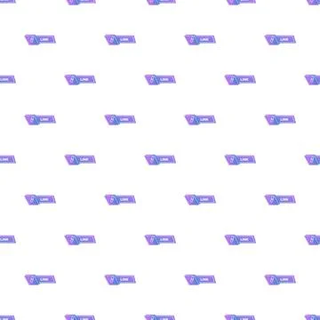 Link button seamless pattern displaying connection concept イラスト素材