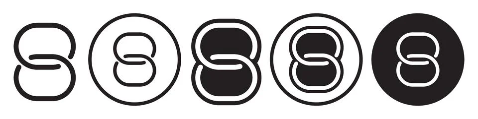 Link Chain Icon vector set collection for web Stock Illustration