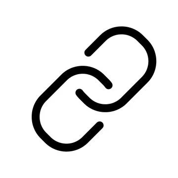 Link, connection icon Design nice to see Stock Illustration