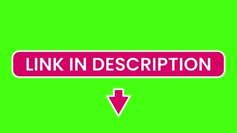 Link Description Arrow Web Design Animation Green Screen Background Video stock 302938800