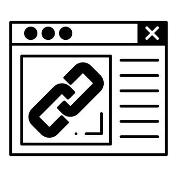 Link Dualtone Icon Stock Illustration